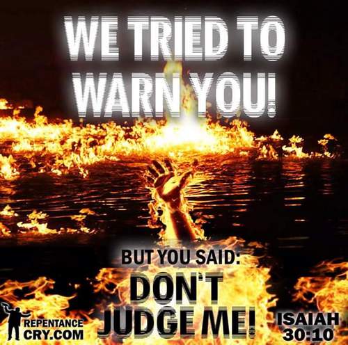 We Tried to Warn You, But You said Dont Judge Me!